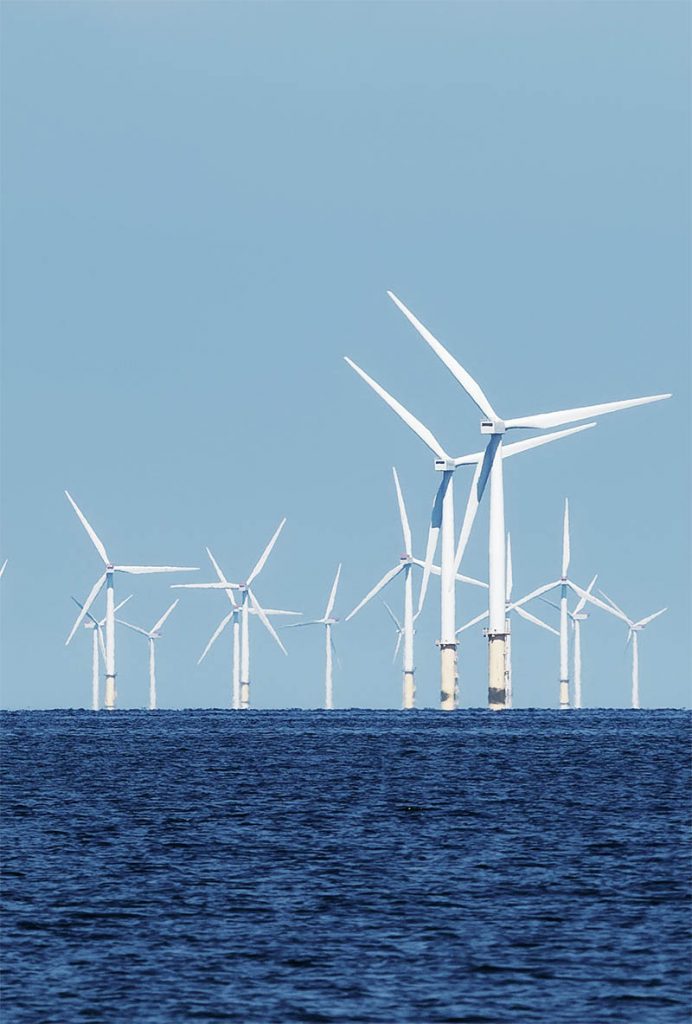 Energía eólica parques eólicos marinos