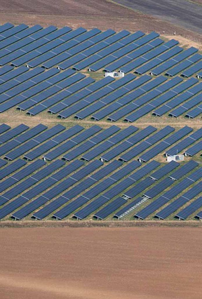 Huertos de placas solares